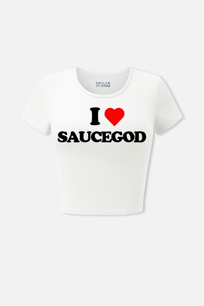 I LOVE SAUCEGOD T-SHIRT