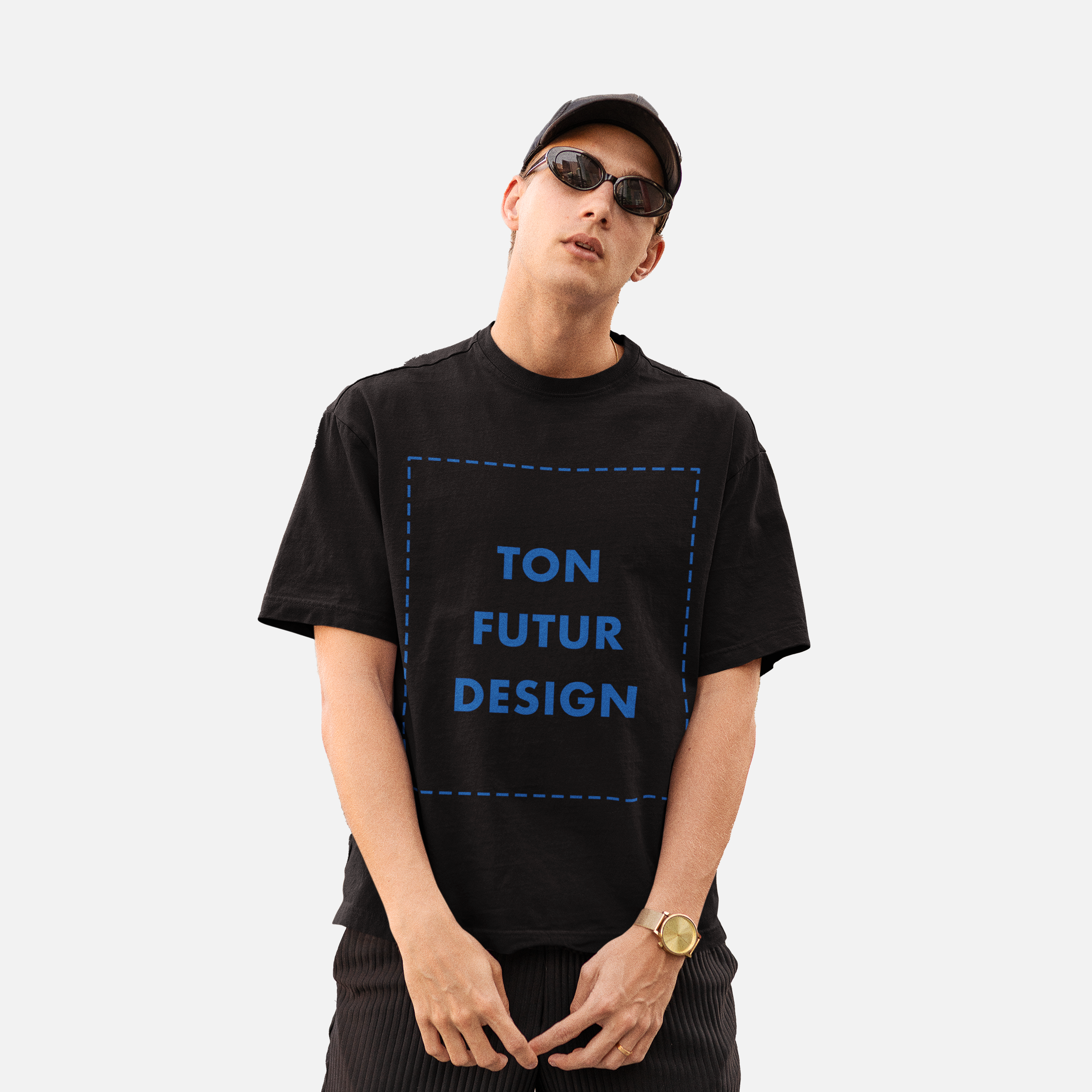 T-SHIRT PERSONNALISÉ AVANT & ARRIÈRE