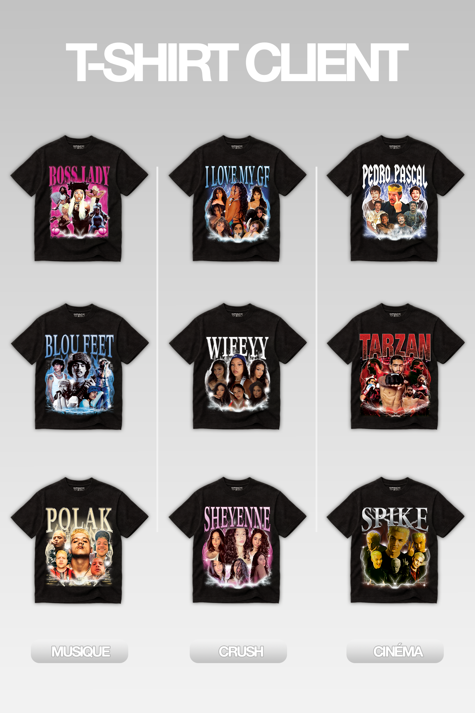 T-SHIRT PERSONNALISÉ PORTRAIT