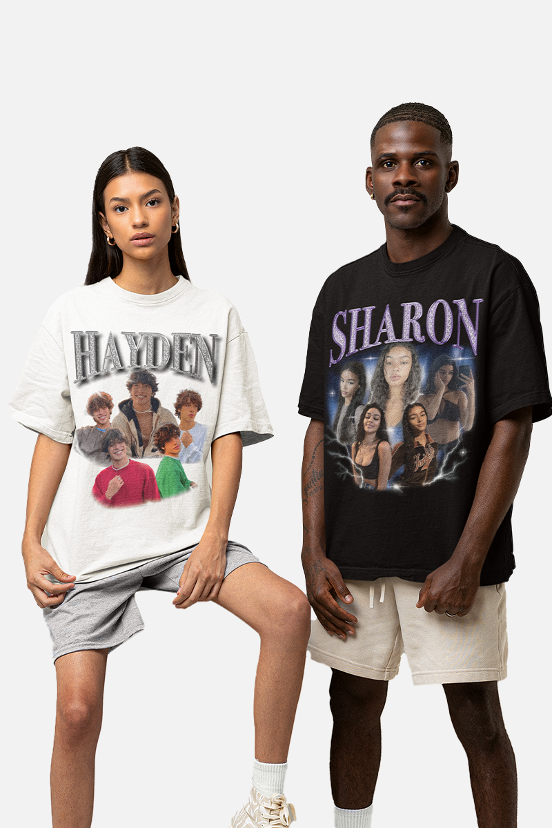 T-SHIRT PERSONNALISÉ PORTRAIT