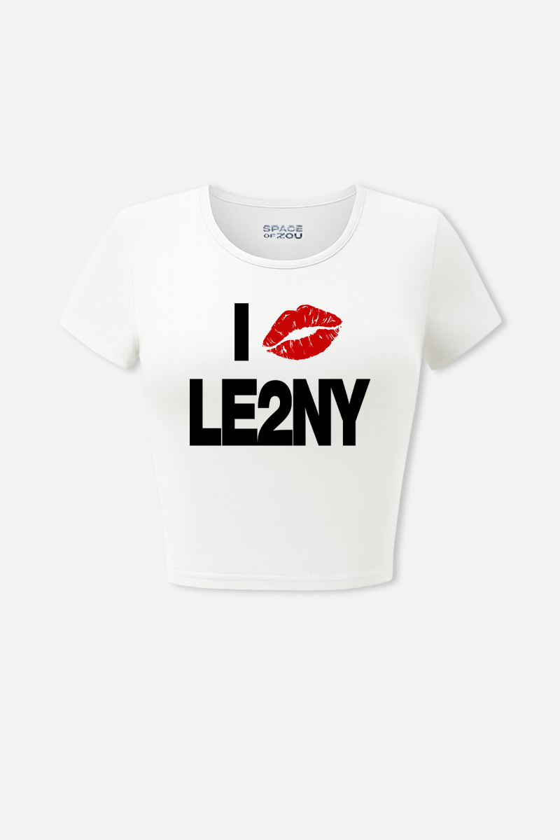 T-SHIRT I KISS LE2NY