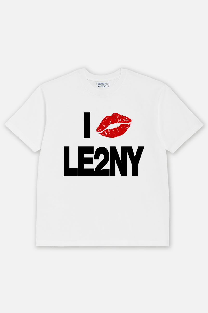 T-SHIRT I KISS LE2NY